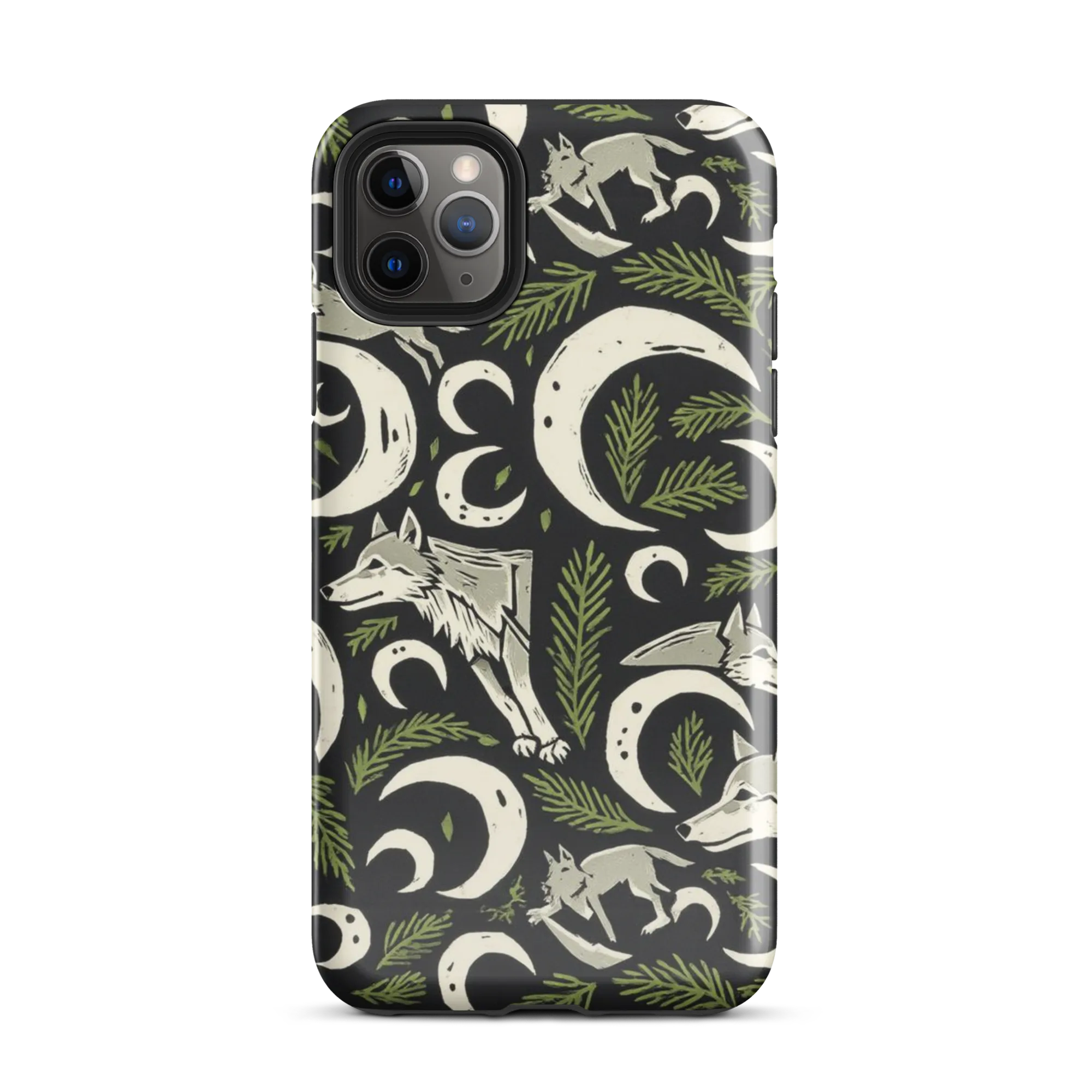 Lunar Pine Howl on Tough Case for iPhone® — Front