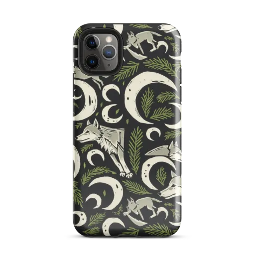 Lunar Pine Howl on a Tough Case for iPhone®