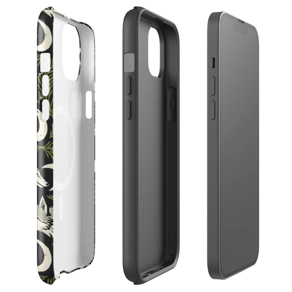 Lunar Pine Howl on MagSafe Tough Case for iPhone® — Front