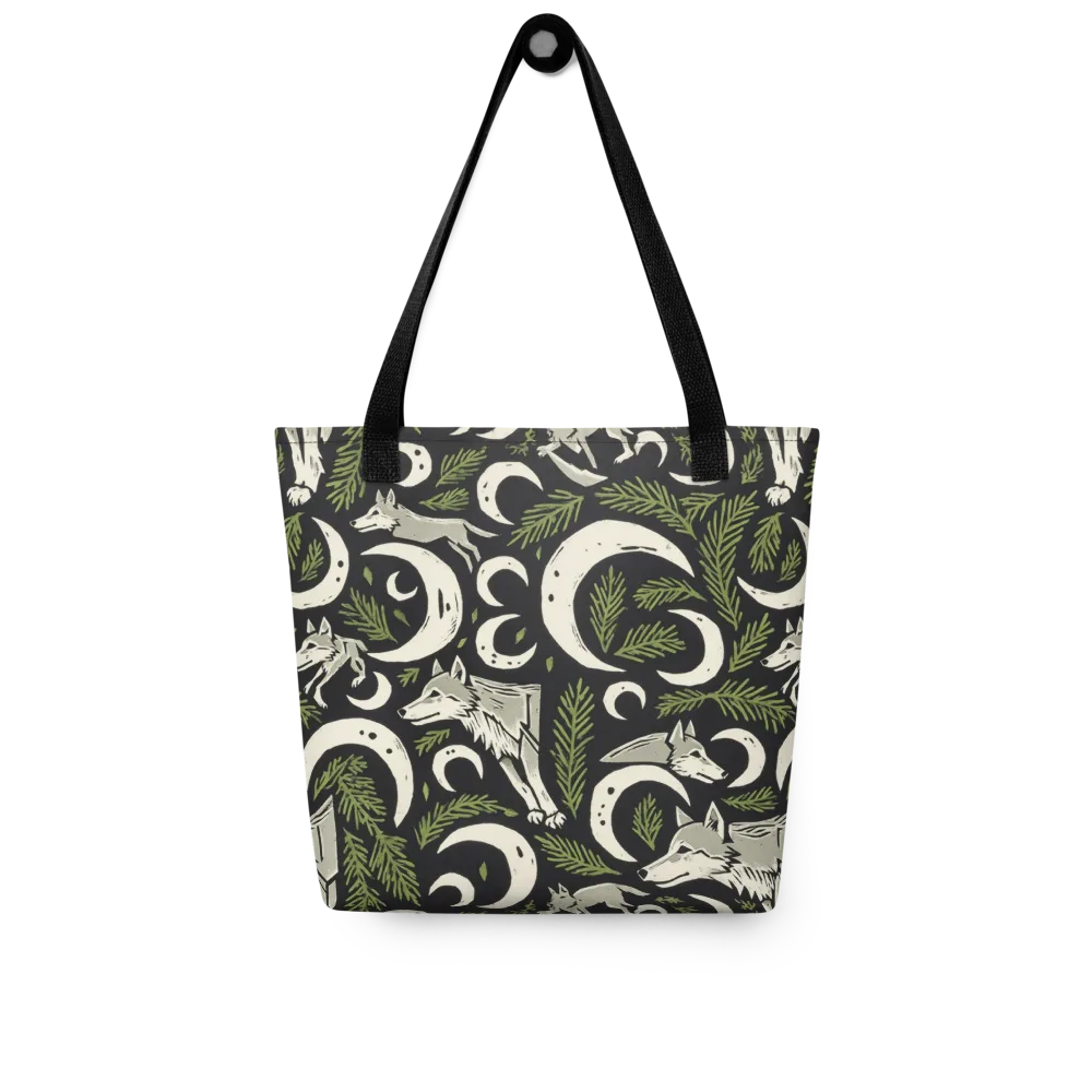 Lunar Pine Howl on Tote Bag — Front