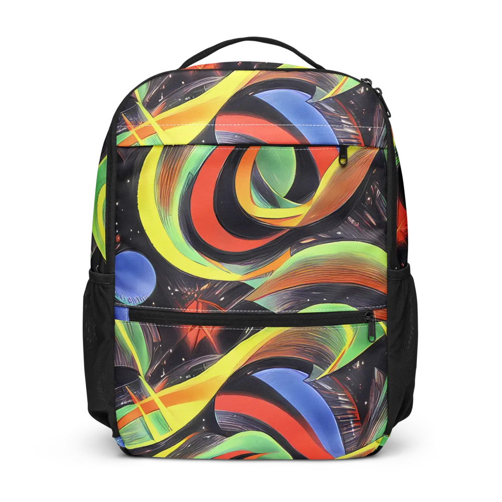 Tenggren Whirl on Utility Backpack — Front
