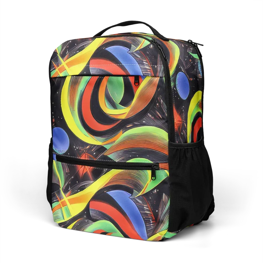 Tenggren Whirl on Utility Backpack — Left Front