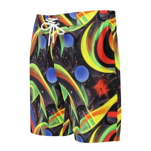 Tenggren Whirl on a Men's Board Shorts