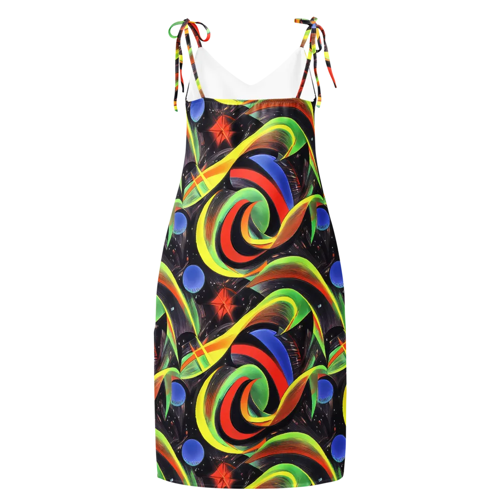 Tenggren Whirl on Slip Dress — Back