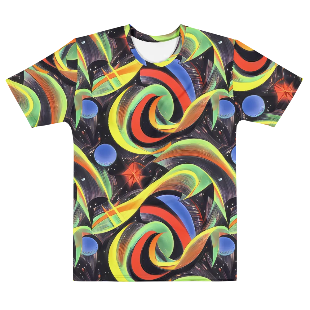 Tenggren Whirl on Men's Cotton Crew Neck T-Shirt — Front