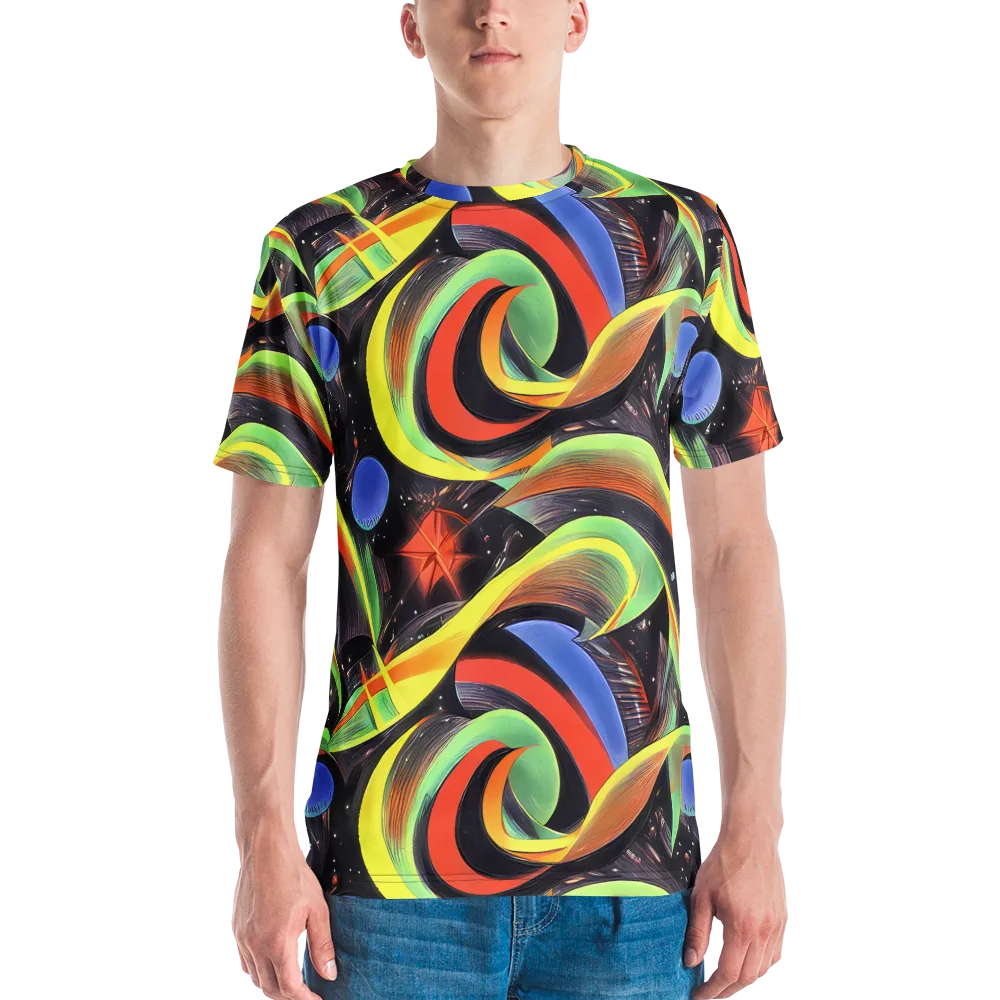 Tenggren Whirl on Men's Crew Neck T-Shirt — Front