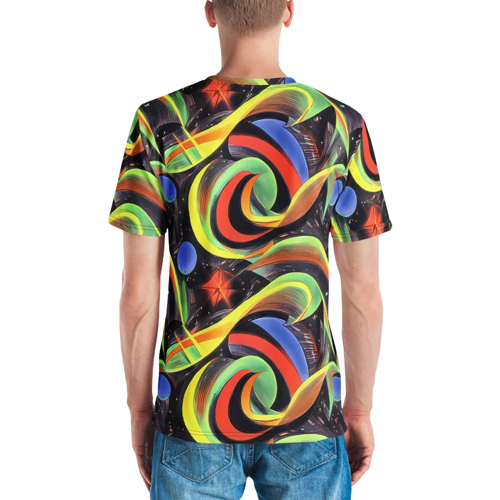 Tenggren Whirl on Men's Crew Neck T-Shirt — Back