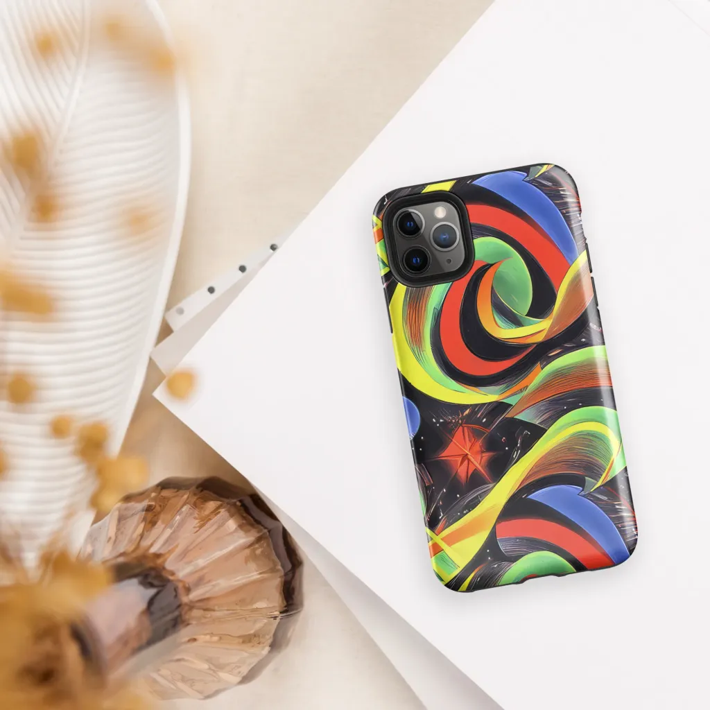 Tenggren Whirl on Tough Case for iPhone® — Front