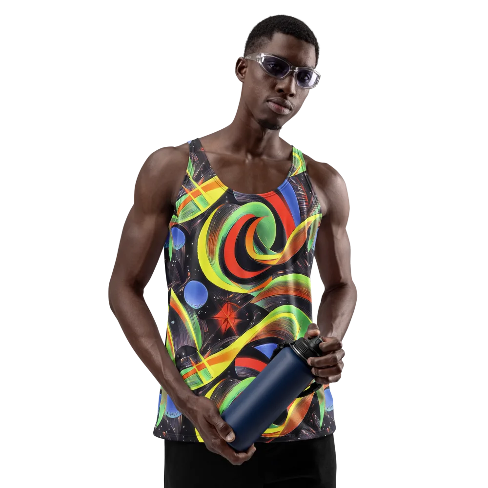 Tenggren Whirl on Men's Tank Top — Front