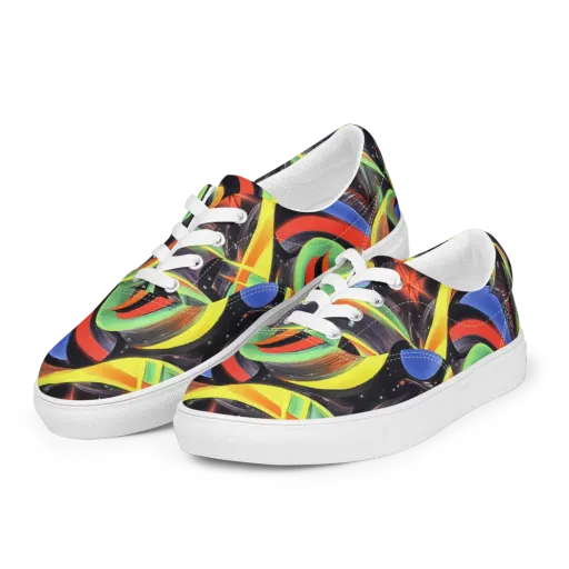 Tenggren Whirl on a Men's Lace-Up Canvas Shoes