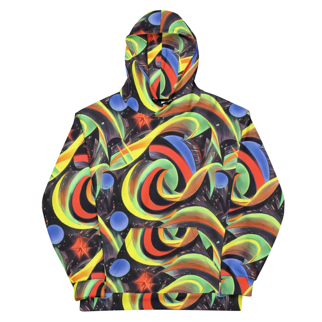 Tenggren Whirl on Cotton Hoodie — Front
