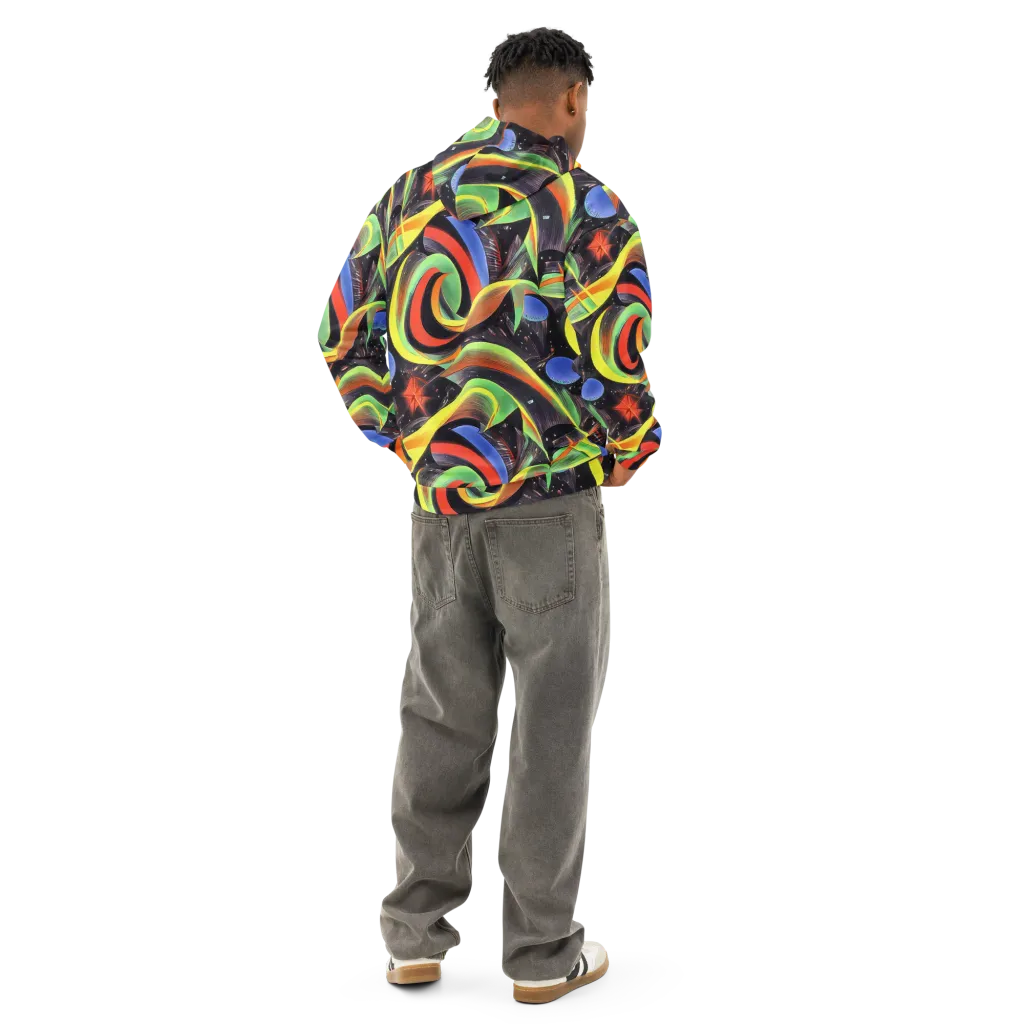 Tenggren Whirl on Cotton Hoodie — Back