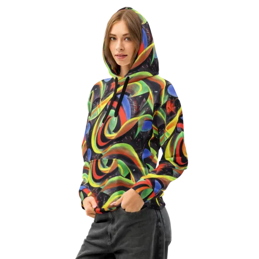 Tenggren Whirl on a Cotton Hoodie