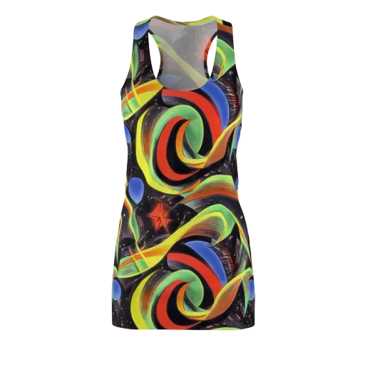 Tenggren Whirl on a Racerback Dress