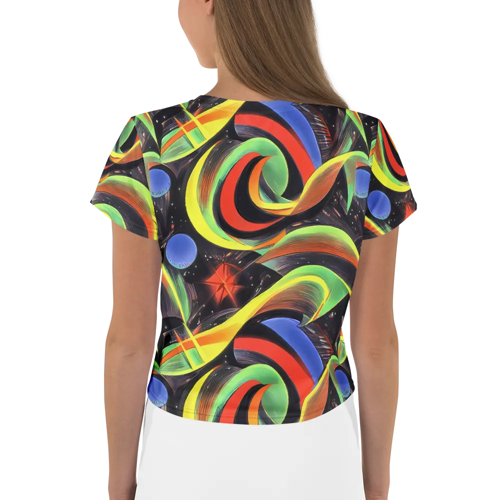 Tenggren Whirl on Crop Tee — Back