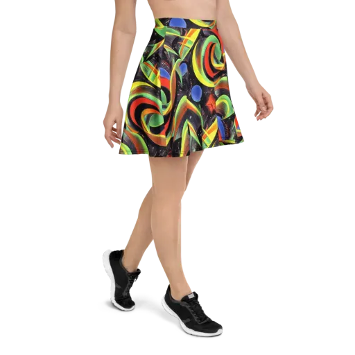Tenggren Whirl on a Skater Skirt