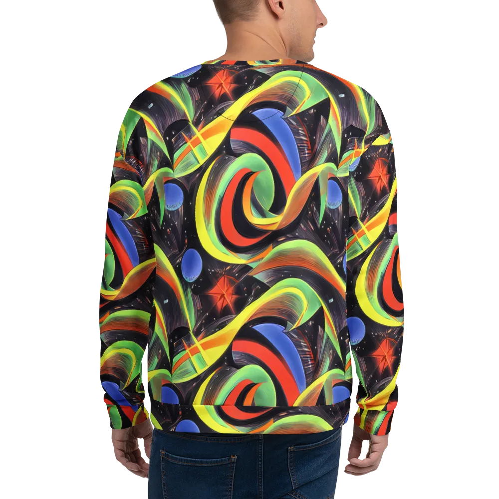 Tenggren Whirl on Sweatshirt — Back