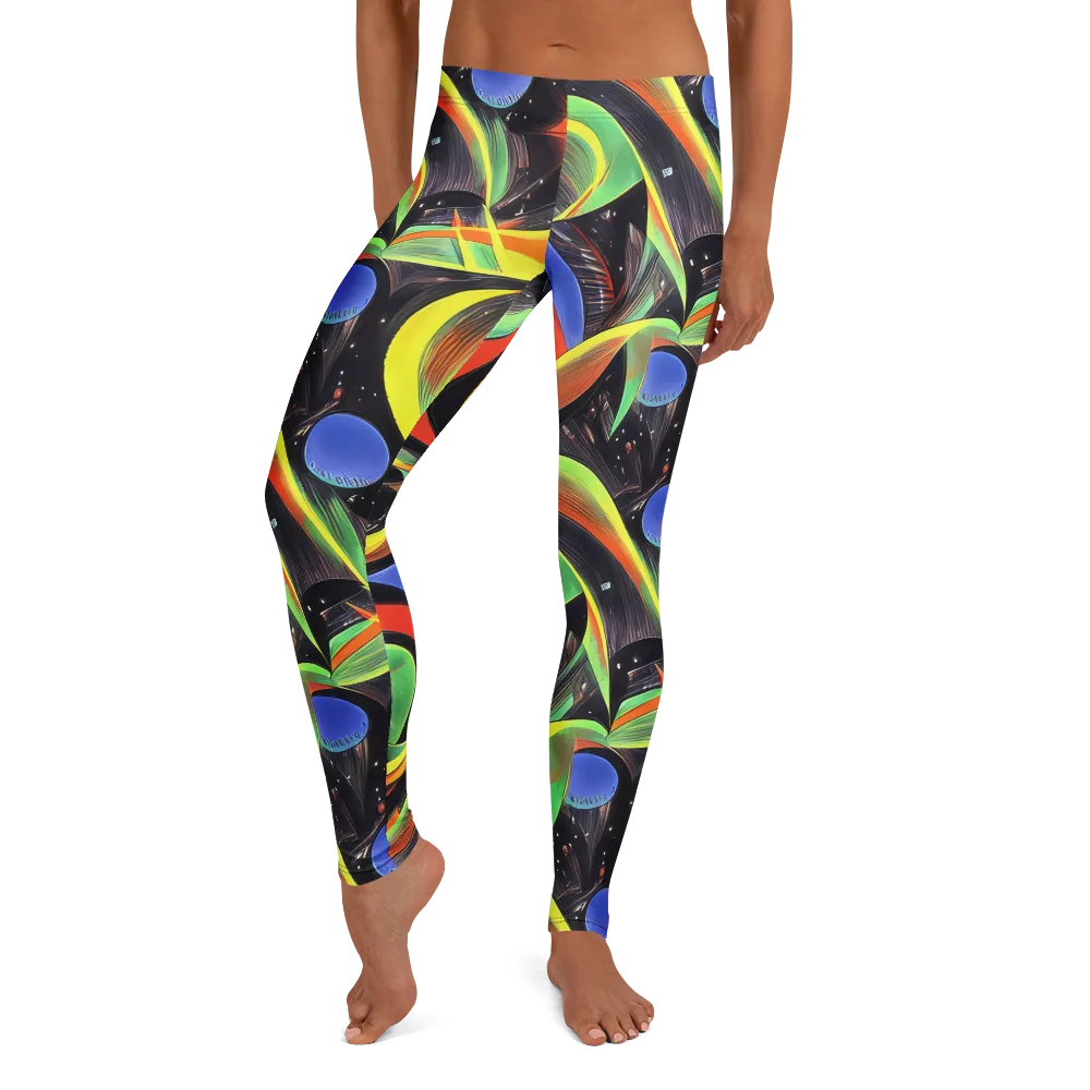 Tenggren Whirl on Leggings — Front