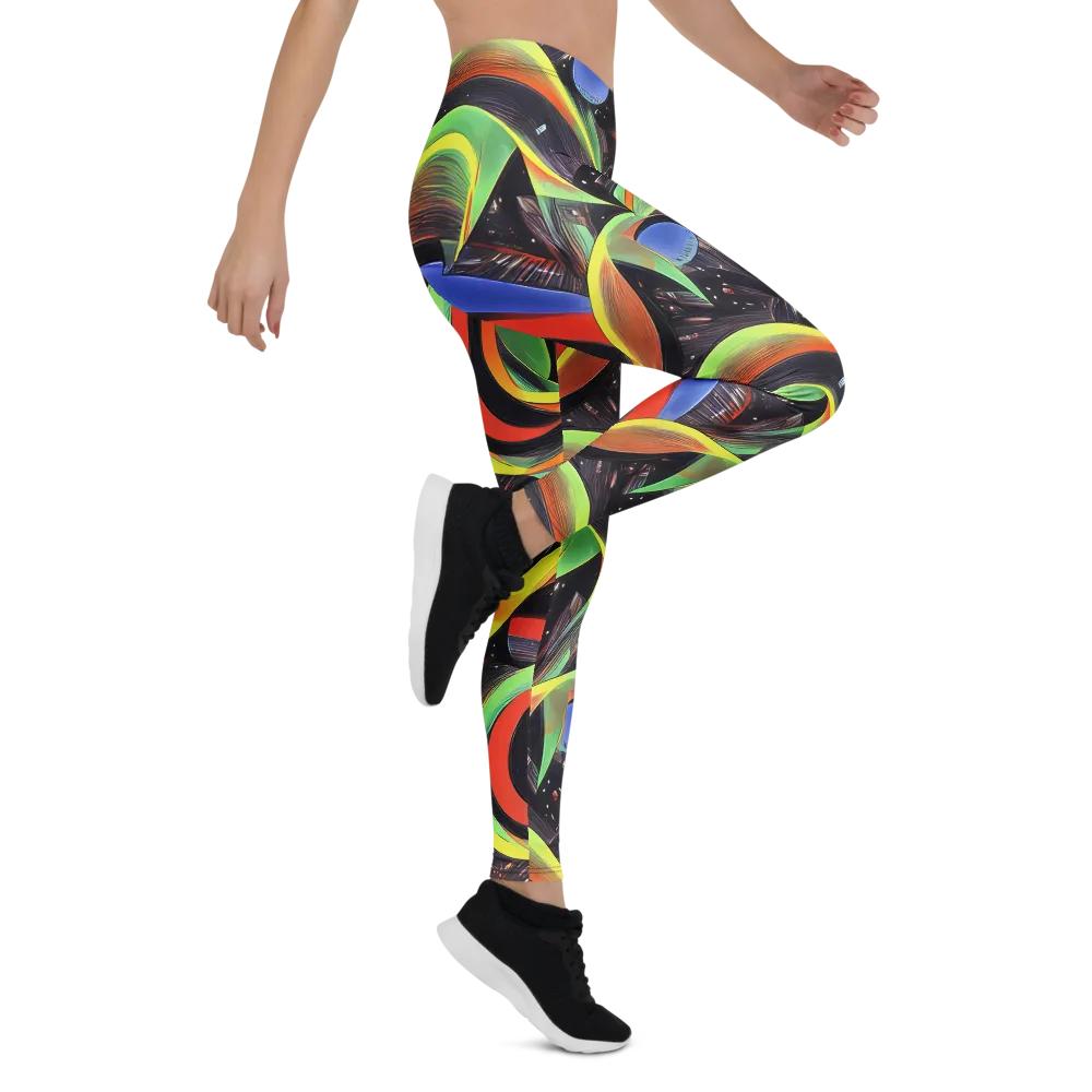 Tenggren Whirl on Leggings — Right