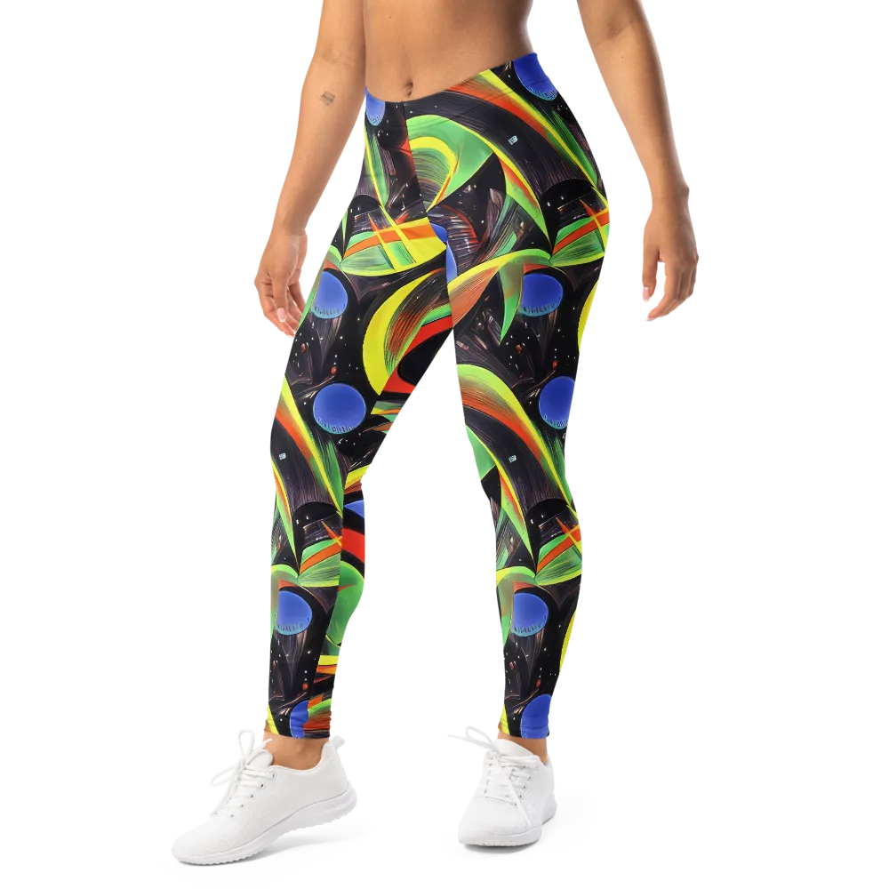 Tenggren Whirl on Leggings — Left Front