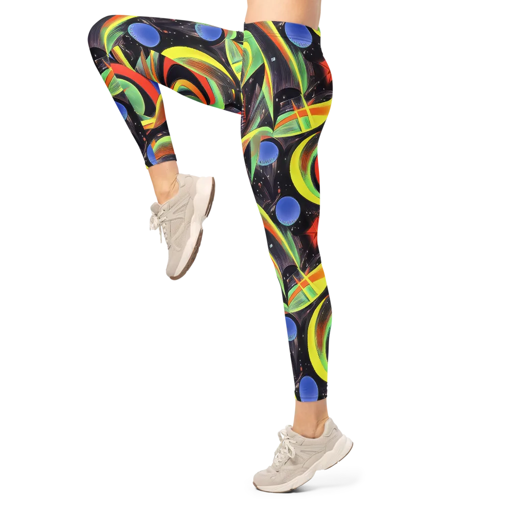 Tenggren Whirl on Leggings — Left