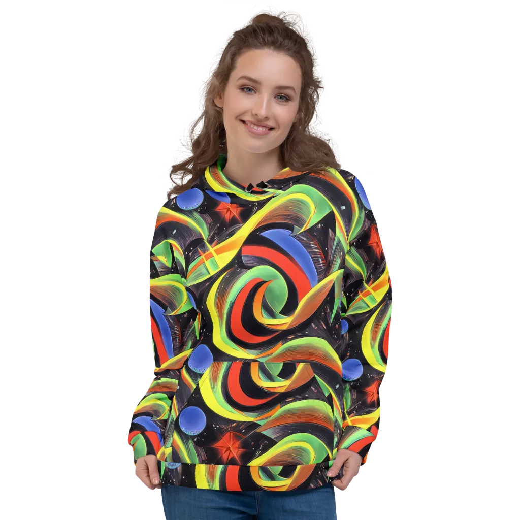 Tenggren Whirl on Hoodie — Front