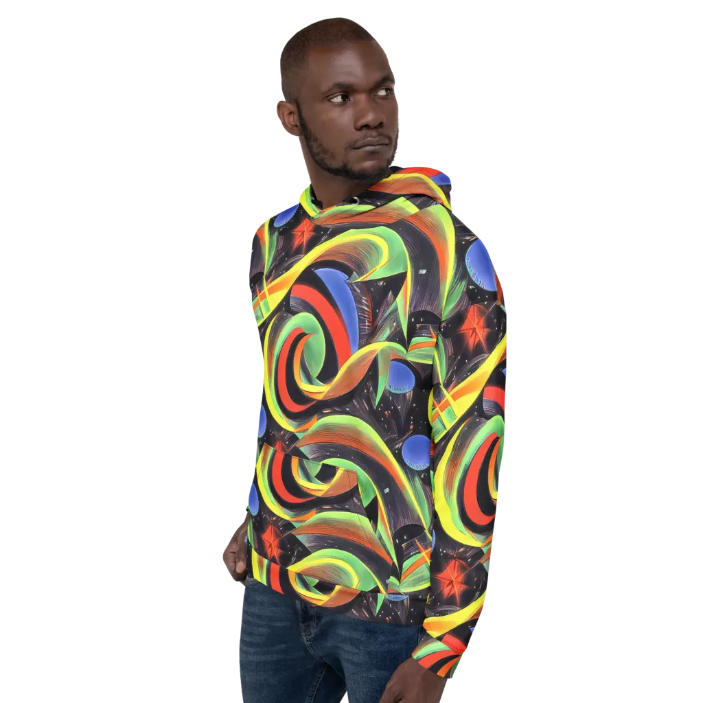 Tenggren Whirl on Hoodie — Left