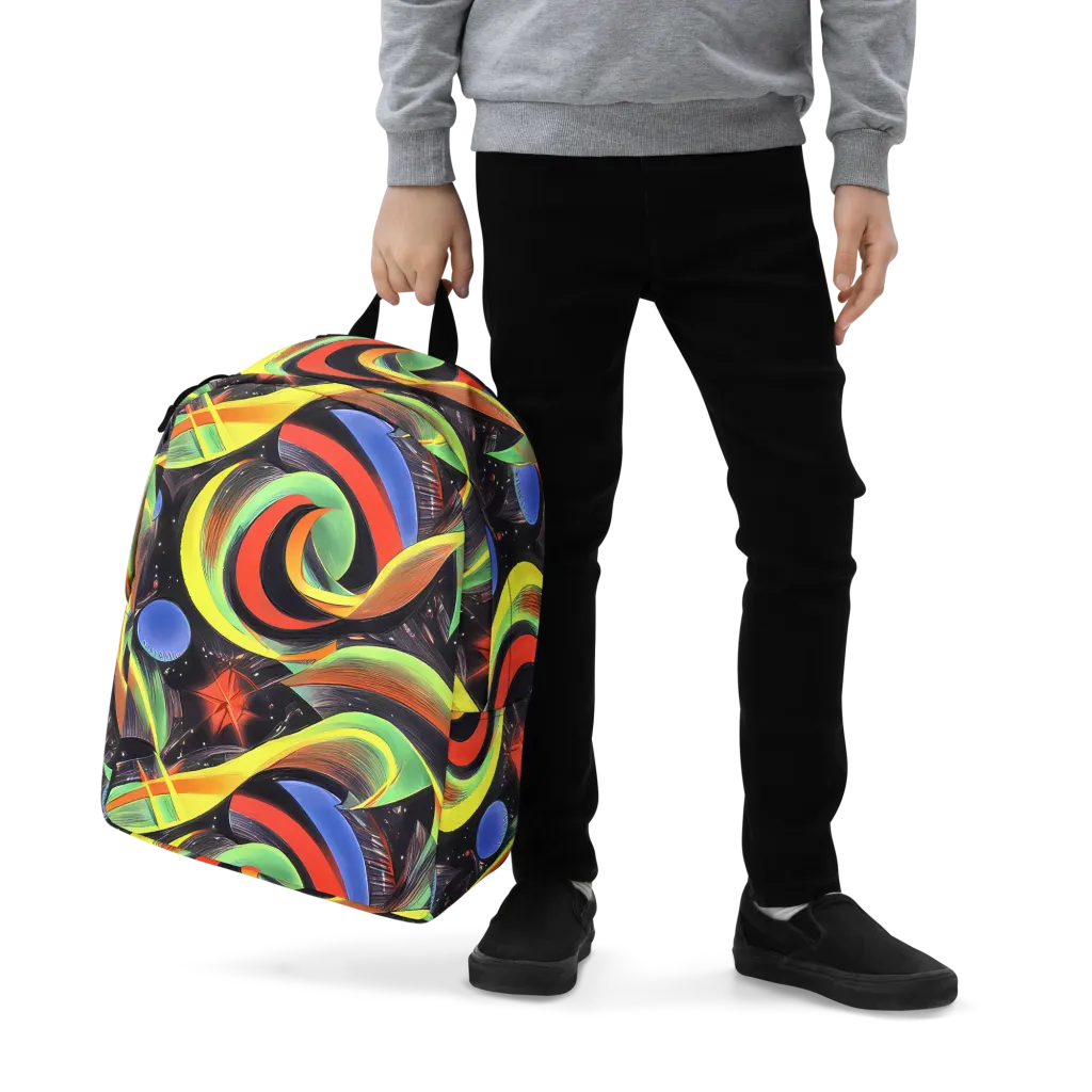 Tenggren Whirl on Minimalist Backpack — Zoomed-in