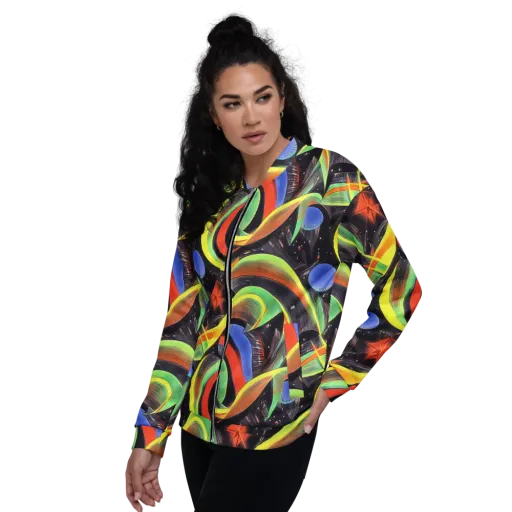Tenggren Whirl on a Bomber Jacket