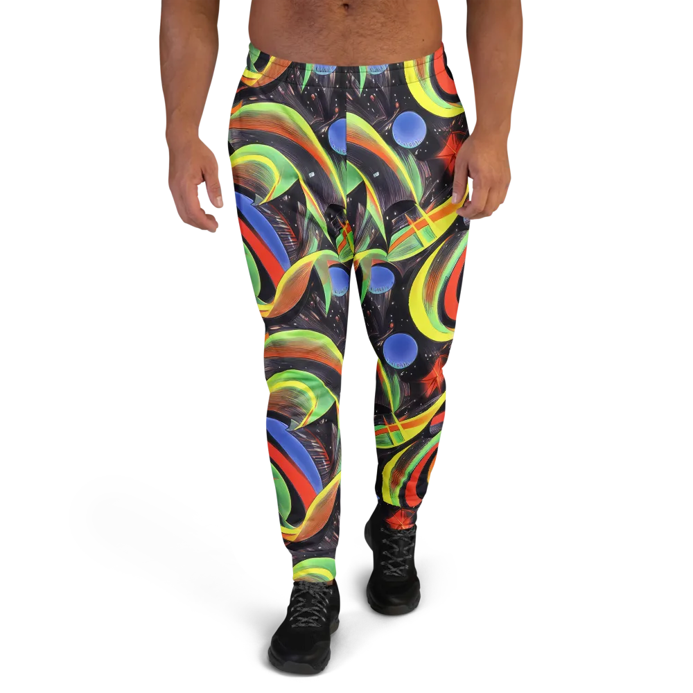 Tenggren Whirl on Men's Joggers — Front