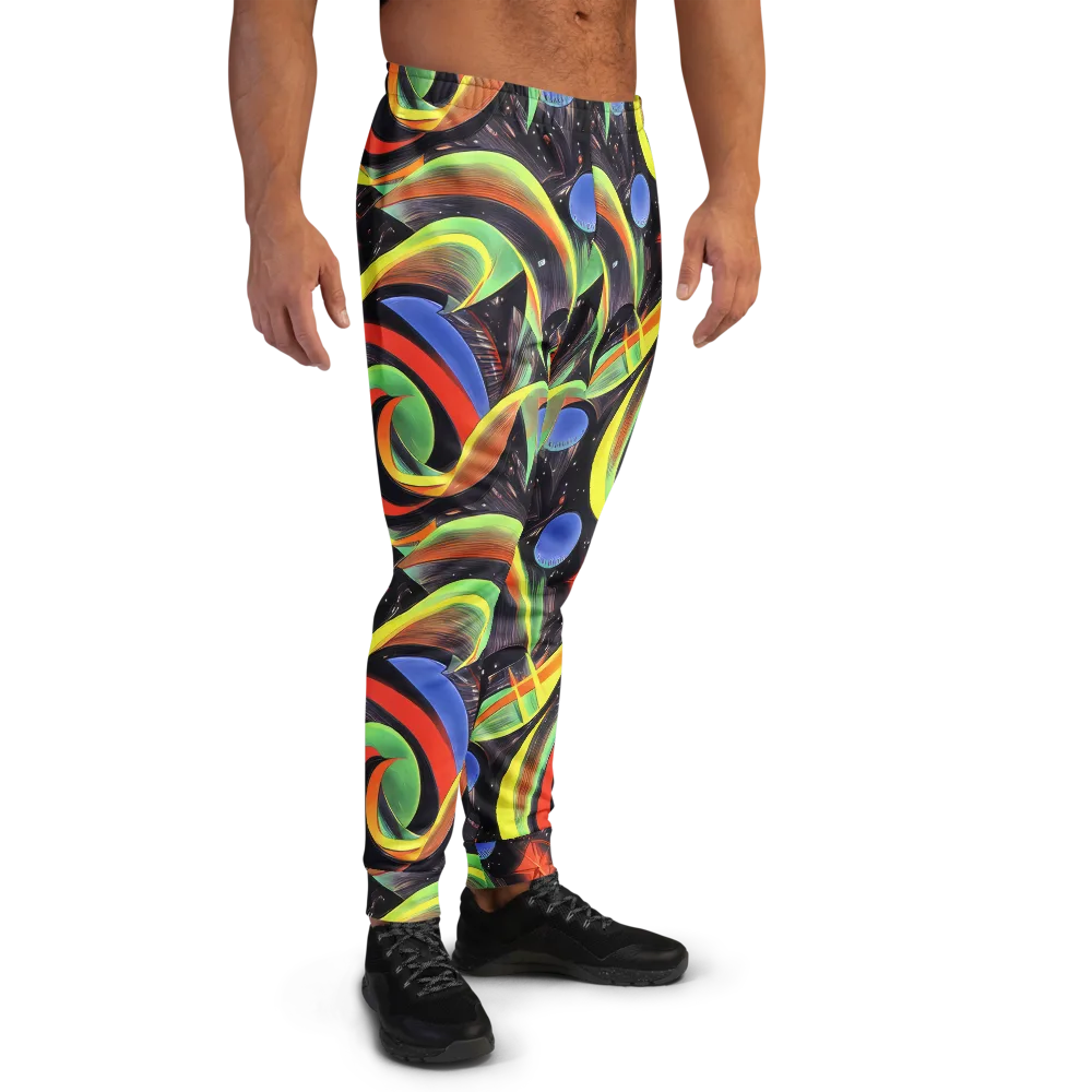 Tenggren Whirl on Men's Joggers — Right