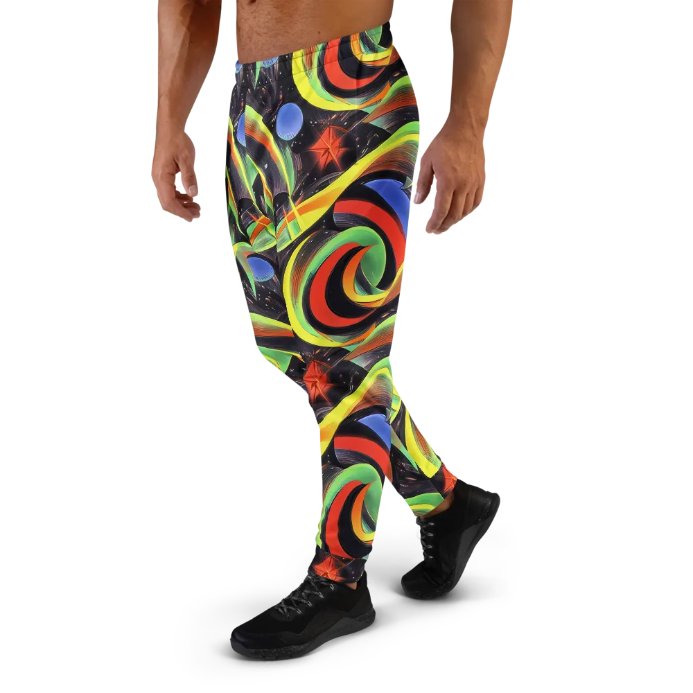 Tenggren Whirl on Men's Joggers — Left