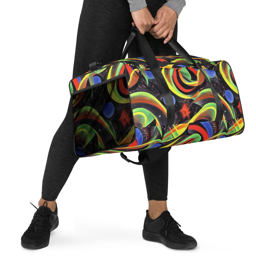 Tenggren Whirl on Duffle Bag — Right Front