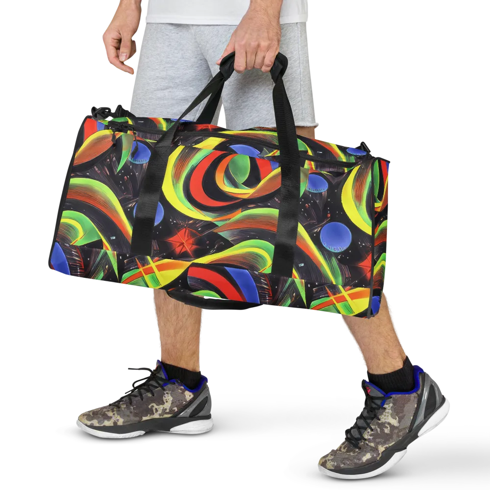 Tenggren Whirl on Duffle Bag — Front