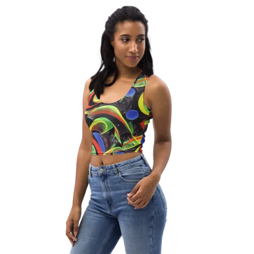 Tenggren Whirl on a Crop Top