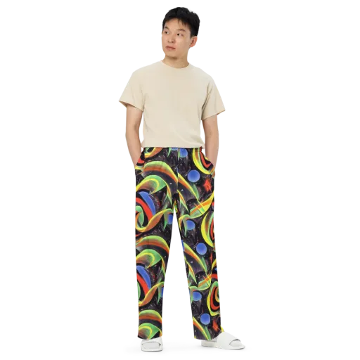 Tenggren Whirl on a Wide-Leg Pants