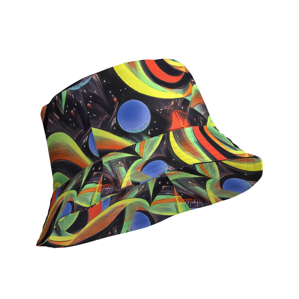 Tenggren Whirl on Reversible Bucket Hat — Product details Outside