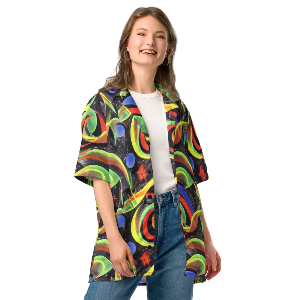 Tenggren Whirl on Button Shirt — Front