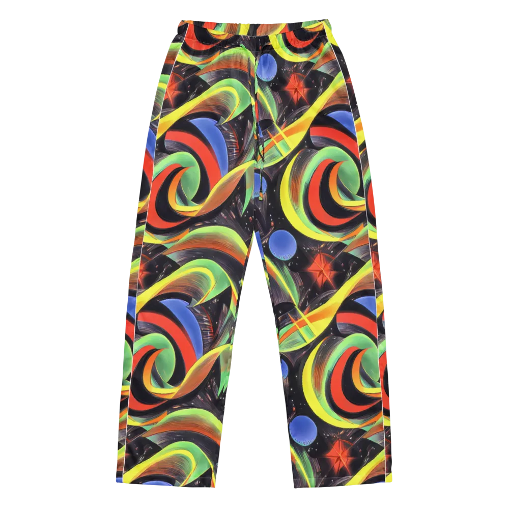 Tenggren Whirl on Women's Pajama Pants — Front