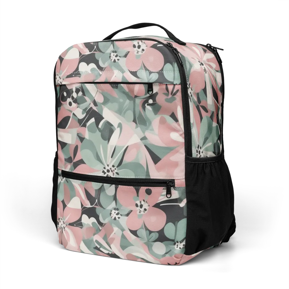 Petal Mirage on Utility Backpack — Left Front