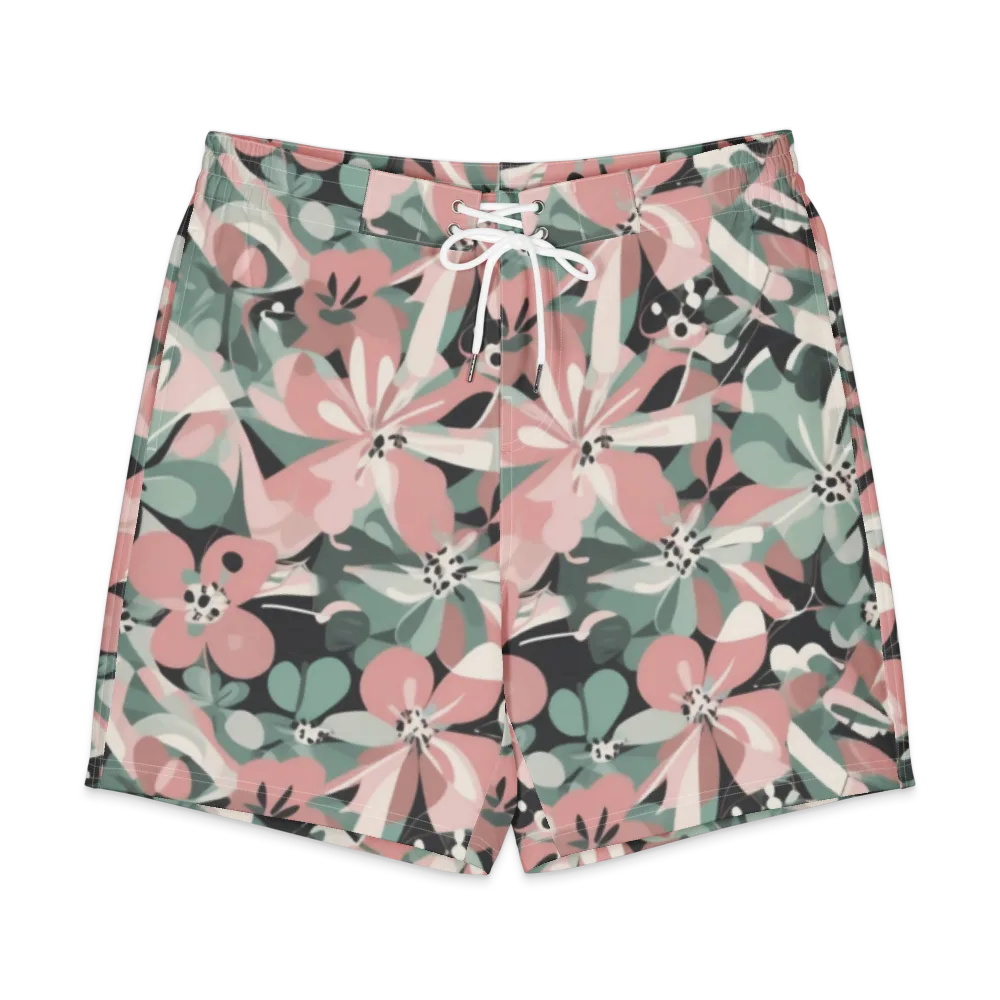 Petal Mirage on Men's Board Shorts — Front