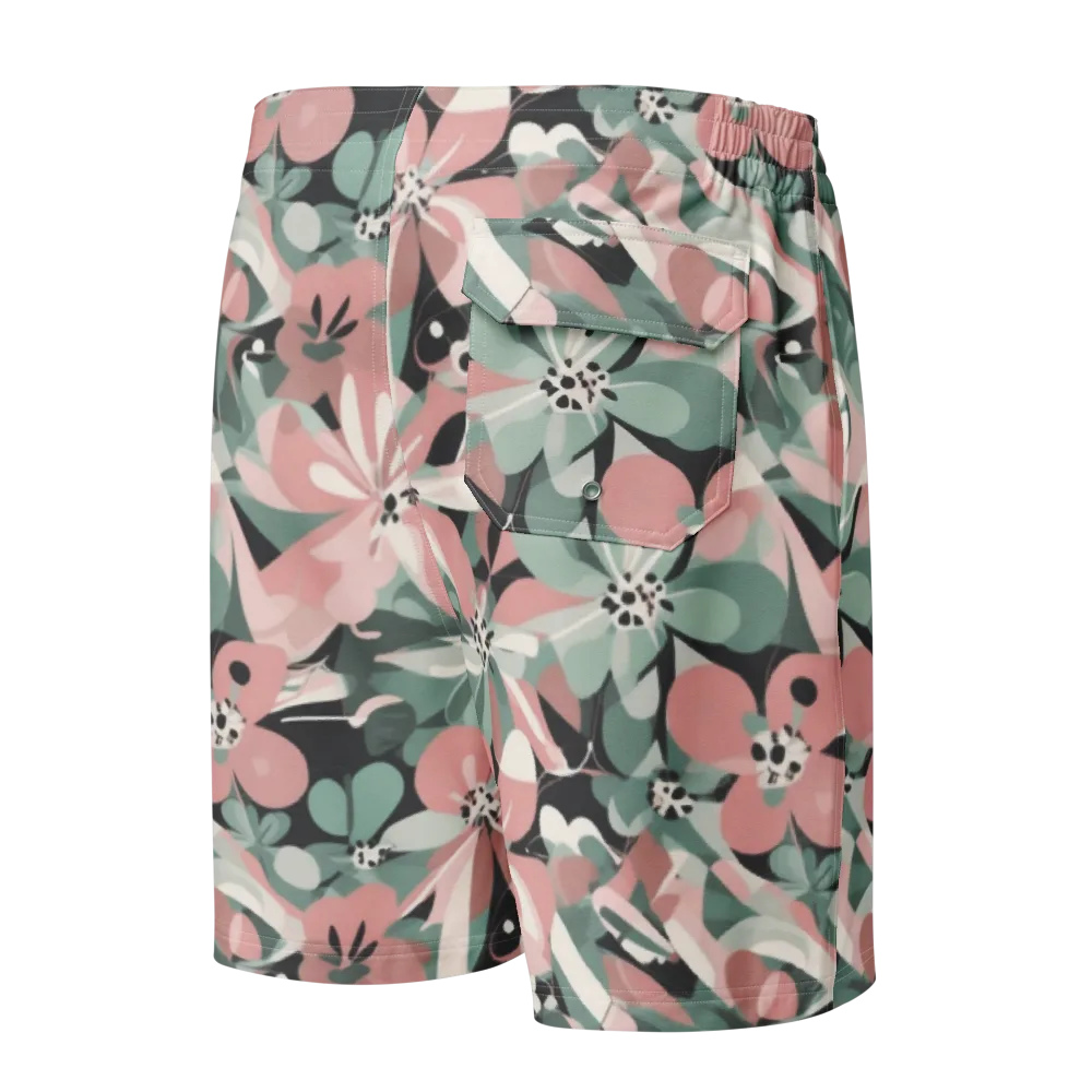 Petal Mirage on Men's Board Shorts — Back