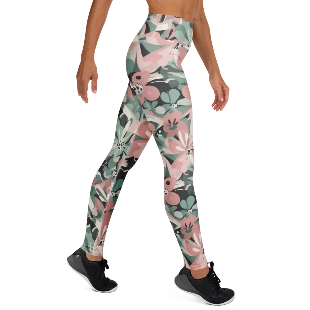 Petal Mirage on Yoga Leggings — Right
