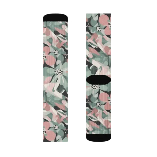 Petal Mirage on a Socks