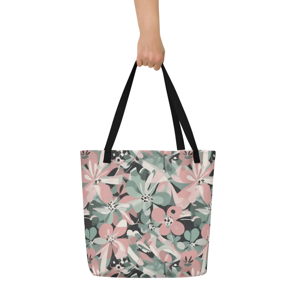 Petal Mirage on Large Tote Bag W/ Pocket — Front