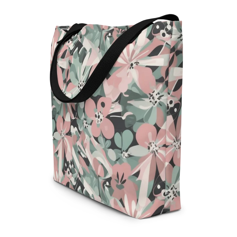 Petal Mirage on Large Tote Bag W/ Pocket — Front
