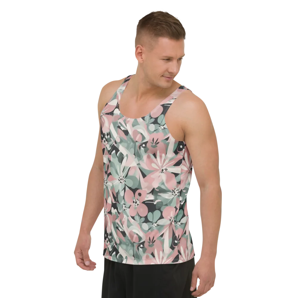 Petal Mirage on Men's Tank Top — Left Front
