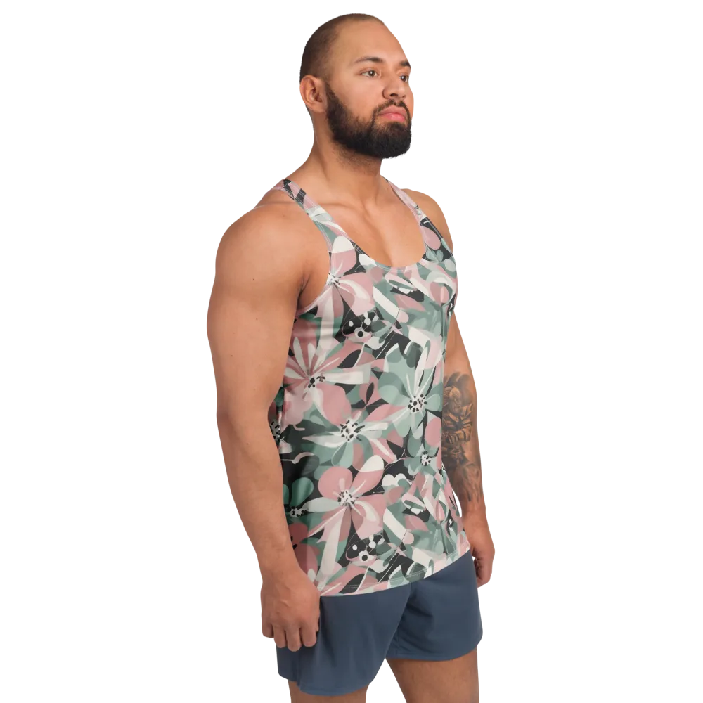 Petal Mirage on Men's Tank Top — Right Front