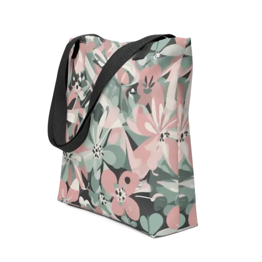 Petal Mirage on a Tote Bag