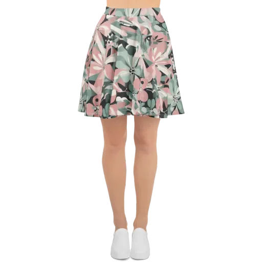 Petal Mirage on a Skater Skirt